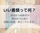 ES、履歴書、職務経歴書を採用担当目線で添削します 採用担当目線で気になった部分、誤字脱字などをチェックします イメージ1