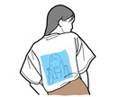 格安♡シンプルな線画イラストを作成します SNSのアイコン・プレゼントにおすすめ！ イメージ5