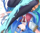 アニメ系の女の子イラスト制作いたします ゲームの立ち絵や小説の表紙など用途に合わせてご相談ください イメージ7