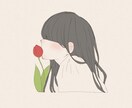 あわい、表情を描かないイラスト・アイコンを描きます ご依頼主様の世界観をイラストに イメージ1