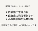 飲食店工事の不安を整理します 飲食店工事の不安を整理します｜発注前お試し相談（テキスト） イメージ3