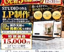 STUDIOで魅力が伝わるLPを制作します 実績掲載OKの方限定｜先着5名様・12月末まで特別価格 イメージ1
