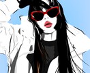 エモい似顔絵など描かせていただきます エモいイラスト　身近な方、著名人などおしゃれに仕上げます イメージ4