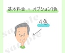 シンプルでちょっとレトロな似顔絵をお描きします 最短即日対応！SNSのアイコンに◎シンプルで使いやすい♩ イメージ4