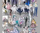 ご希望のイラスト描きます 動画サムネ用イラスト、TRPG用立ち絵など制作します イメージ4