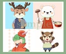 あなたの特徴を取り入れたデフォルメキャラを描きます オリジナルキャラをSNSのアイコンやプレゼント！商用利用〇！ イメージ6