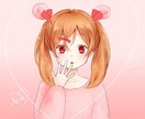 かわいい女の子・女性のアイコン制作します 華やかなアイコンが欲しい方へ!表情差分もオプションで対応可! イメージ4