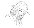 アイコンに使えるおしゃれなイラストを描きます お写真を元に名刺やアイコンに使えるイラストを描きます。 イメージ3