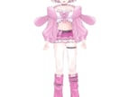 Live2Dであなたのキャラの魅力を引き出します パーツ分け＆モデリングセット！ イメージ4