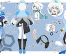 高クオリティなVtuberモデル制作します Vtuberを始めてみたい方へ素敵なモデルセットをお届け！ イメージ3