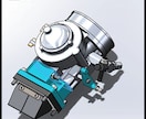 3D-CAD設計、モデリングいたします 手書き図面〜構想ポンチ絵を3D-CADで具現化します。 イメージ1