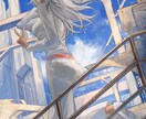 綺麗で繊細な絵柄でイラスト制作承ります 一枚絵、立ち絵、背景など、幅広くお描きします。 イメージ2