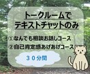 電話相談は苦手？テキストチャットのみでお話しします なんでもコースor褒め褒めコース♪今、あなたの味方になります イメージ1
