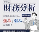 貴社財務分析。貴社の財務内容の強み弱みを解説します 銀行員による、融資審査ポイントを踏まえ、強み弱みをお伝え イメージ1