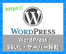 SSL化・Wordpressサーバー移転承ります データベースの移行、SSL化など難しい事を頼みたい時に イメージ1