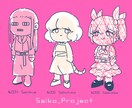 SD（ちびキャラ）イラスト全般描きます SNSアイコン、ヘッダー、イラスト、立ち絵等のイラスト全般 イメージ7