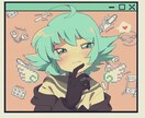 かわいくてポップなアイコン描きます オリジナル、版権なんでもOK♪お気軽にご相談ください！ イメージ4