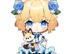 グッズ等に使用可能なSDイラスト描きます 缶バッジやラバスト、アクスタ等グッズやその他なんでも使えます イメージ5