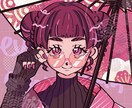 レトロポップなMV風イラスト制作します サブカル・配信向けの個性派イラスト描きます イメージ1