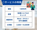 丸ごとお任せ！高品質SEO記事を10記事執筆します KW・構成・WP入稿・SEO対策まで丸ごとお任せください！ イメージ4