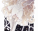 キラキラでかわいいイラスト描きます 手描き感の強いシンプルキュートな雰囲気がお好きな方に♡⟡.· イメージ2