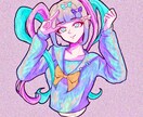 SNSで使える唯一無二のアイコンを作ります 人とは違う個性があるアイコンイラストを描かせていただきます！ イメージ9