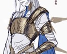 厚塗り風の一枚絵イラストやキャラクター描きます 個人観賞用や小説の挿絵、イメージイラストなど イメージ8