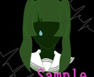 このようなアイコン書きます テンプレ作成の病みかわなアイコン作成！ イメージ1