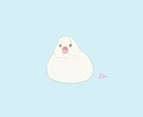 商用可☆鳥さんのおしゃれなイラストを2枚描きます SNSやブログのアイコンやプレゼントなどにどうぞ♪ イメージ9