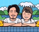 ほっこり可愛いポップな似顔絵描きます その人らしさを大切に笑顔になれる似顔絵をお描きします イメージ1