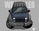 あなたの愛車Jeepのイラストを描きます SNSのアイコンに！家族や友人へのプレゼントに！ イメージ3