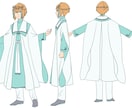 クラシカル・ファンタジー・時代衣装デザインします 和洋中ファンタジー・時代衣装専門！ イメージ9