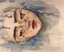水彩で似顔絵描きます 写真を見てこころで感じたままの色を紙の世界へ♪ イメージ2