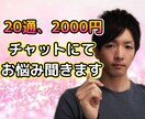 20通2000円✨あなたのお悩み何でも聞きます 電話相談はちょっと苦手…。そんな方にチャットでお話しましょう イメージ1