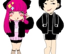 ポップなイラストお描きします 似顔絵やオリジナルキャラなどお描きします。 イメージ2