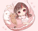 お試し価格で商用無料のちびキャラ描きます ✨ご新規様限定✨お手頃価格でご依頼をお試ししたい方に…！ イメージ9