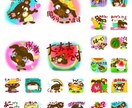 お好きな動物似顔絵スタンプ描きます 愛するペットの似顔絵からお気に入り動物までスタンプにしませか イメージ3
