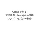 CanvaでSNS画像・投稿を制作します 目的に合わせた画像をCanvaで丁寧に作成 イメージ1