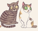 猫、ペットや人物のアイコン、挿絵を描きます ゆるっとした可愛いイラストならお任せください。 イメージ3