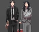 5月値下げ！TRPGやIRIAMの立ち絵描きます あなた専用のご希望に沿った立ち絵イラスト制作いたします イメージ5