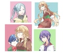 やわらかなイラストをお届けします アイコンやキャラクターイラスト等お描きします。 イメージ5