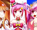キャラクターデザイン、立ち絵を制作致します ご要望を基により良いデザイン制作をさせて頂きます。 イメージ1