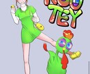 デフォルメキャラクターの作成をしています 可愛いデフォルメキャラクターを作成します！ イメージ5