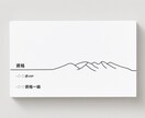 似顔絵付き名刺＊やさしいタッチで印象に残ります 似顔絵付きの名刺で覚えられやすい！ イメージ2