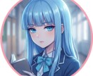 癒され可愛い！あなた専用の愛されアイコン作ります 高感度アップ！異性ウケ抜群の可愛いSNSアイコン イメージ3