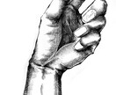 線画一点もの／あなたの「手」描きます あなたの今を残すための手のアート イメージ6