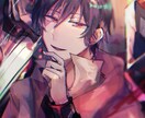 SNSアイコン、ヘッダーイラストお描きします ポップなものから病みかわまで！あなたの好きにお応えします！ イメージ4