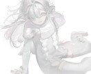 人物イラスト、透明感のあるイラストを描きます キラキラとしたテイストが特徴です。 イメージ1