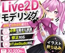 お手頃価格で自然に動くLive2Dを制作します キャラクターの魅力を引き出すモデリング イメージ1