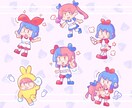SNSアイコンや挿絵に！ふわふわ可愛い絵描きます 最短即日！パッと目を引くカラフルなイラスト！ イメージ6